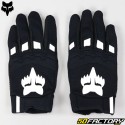 Guantes cross Fox Racing Dirtpaw 24 en blanco y negro