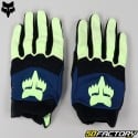 Gloves cross Fox Racing Dirtpaw 24 blues and greens