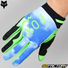 Gants cross Fox Racing 180 Atlas noirs et verts