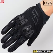 Luvas de rua Five Stunt Evo XNUMX aprovadas pela CE para motocicleta pretas