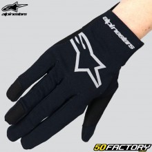 Gloves cross Alpinestars Radar black and gray