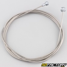 Universal stainless steel brake cable for bicycles 1.85 m (double heads)