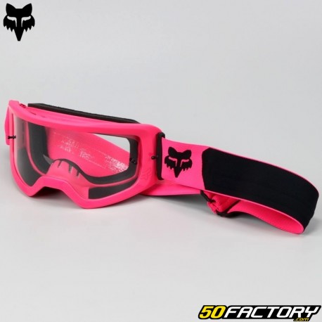 Gafas Fox Racing Pantalla transparente Main Core rosa neón