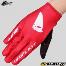 Guantes cross niño UFO Radial Skill rojos
