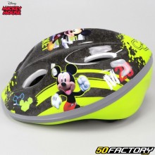 Green Mickey Mouse children&#39;s bicycle helmet