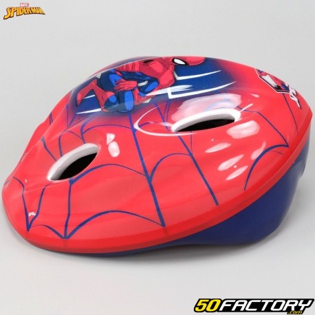 Capacete de bicicleta infantil vermelho V1 do Homem-Aranha