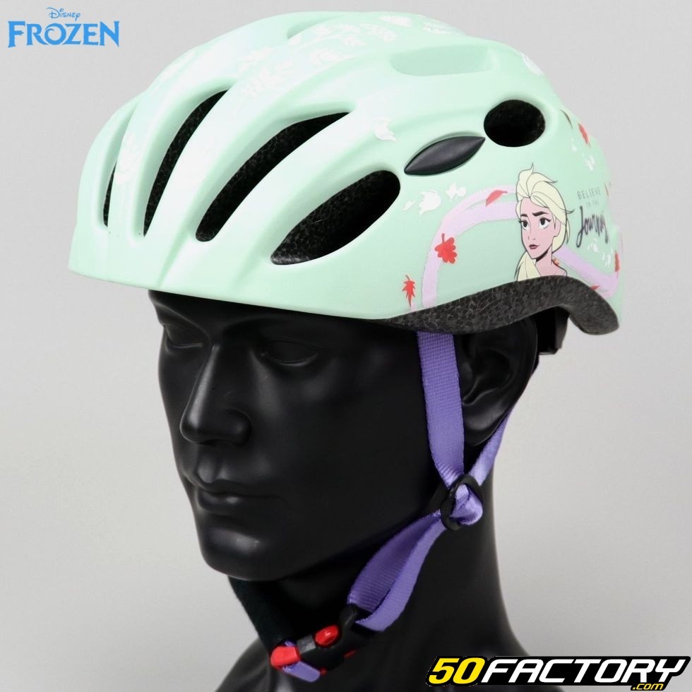 Casque vélo enfant Frozen II violet – Équipement jeune cycliste