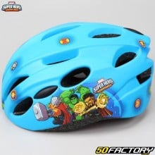 Casco da bicicletta per bambini Super Hero Adventures blu