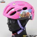 Casco da bicicletta per bambini Super Avventure da eroe rosa