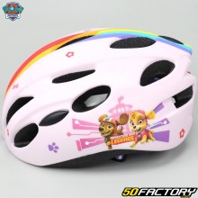 Capacete de bicicleta infantil Paw Patrol rosa claro