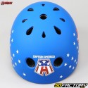 Casco da bicicletta per bambini Captain America blu e bianco