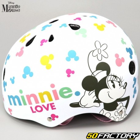 Minnie Mouse children&#39;s bicycle helmet white