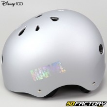 Capacete de bicicleta infantil Disney 100 Marvel cinza