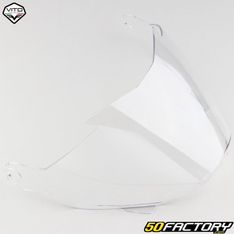 Visera casco enduro Vito Molino transparente