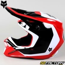 Helmet cross Fox Racing  V1  Nitro red