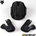 Capacete cross Fox Racing V1 Atlas cinza e vermelho