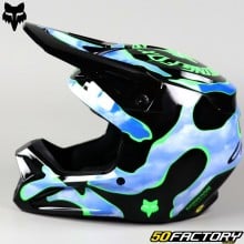 Helmet cross Fox Racing V1 Atlas black and green