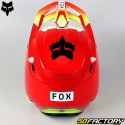 Casco cross Fox Racing V1 Ballast rojo fluorescente