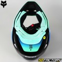 Casco cross Fox Racing V1 Ballast negro y azul