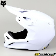 Capacete cross Fox Racing V1 Solid 24 branco fosco