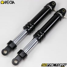 Amortiguadores traseros oleoneumáticos de 360 mm Peugeot 103, MBK 51, Motobecane Omega Revo negro