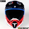 Casco cross Shot Race Iron azul y rojo