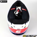 Casco cross Shot Race Iron blu e rosso