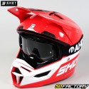 Casco cross Shot Race Iron rosso