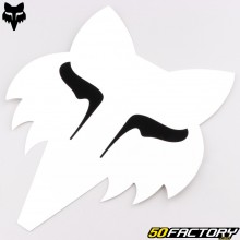 Sticker Fox Racing Head 18 cm white