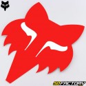 Pegatina Fox Racing Head 18 cm roja