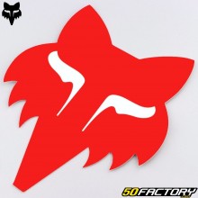 Sticker Fox Racing Head 18 cm red
