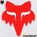 Aufkleber Fox Racing Kopf 18 cm rot