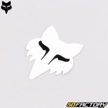 Sticker Fox Racing Head 3.8 cm white