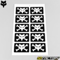 Adesivos Fox Racing Victory Logo pretos 9x16 cm (lâmina)