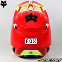 Casco cross bambino Fox Racing V1 Ballast rosso fluorescente