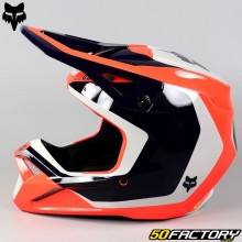 Capacete cross criança Fox Racing V1 Nitro laranja fluo