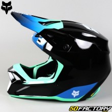 Helmet cross child Fox Racing V1 Black and blue ballast
