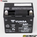 baterias Yuasa YTX5L-BS 12V 4.2Ah manutenção sem ácido Derbi DRD Pro, Malaguti,  Booster,  Trekker,  Agility... (lote de 6)