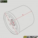 Oil filter HF204 Arctic Cat, Honda, Kawasaki...HifloFiltro