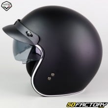 Capacete jet Vito Special preto mate