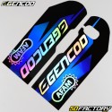 Decoration  kit Sherco SM-R (Since 2018) Gencod black and blue holographic