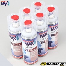 Primer epóxi profissional XNUMXK com endurecedor Spray Max cinza XNUMXml (caixa com XNUMX)