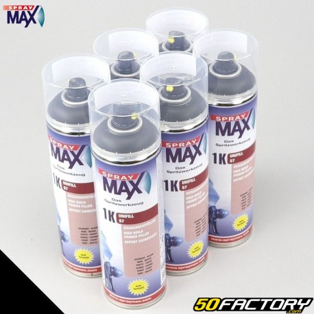 Professional quality filling unifill primer 1K Spray Max black