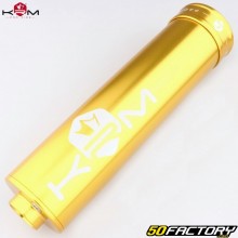 Silenciador KRM Pro Ride 70/90cc full dourado