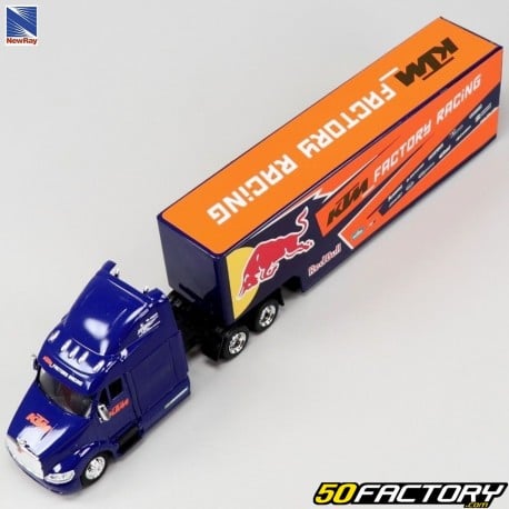 Miniatur-Truck 1/43. Peterbilt Team KTM Red Bull (2017) New Ray