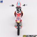 Motocicleta miniatura 1 / 12e Gas Gas MC 450 F Troy Lee, Red Bull Justin Barcia 51 Novo Ray