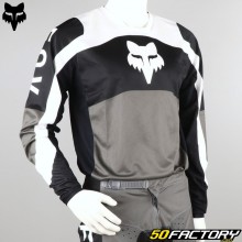 Camisa Fox Racing 180 Nitro preto e cinza