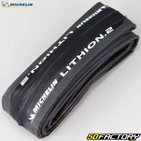 Bicycle tire 700x23C (23-622) Michelin Lithion 2 gray sides with flexible beading