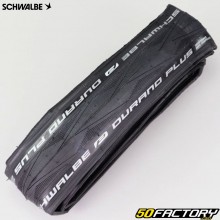 700x25C (25-622) Schwalbe Durano Plus bicycle tire with flexible bead