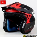 Modular helmet MT Helmets Streetfighter SV S totem B15 matte red
